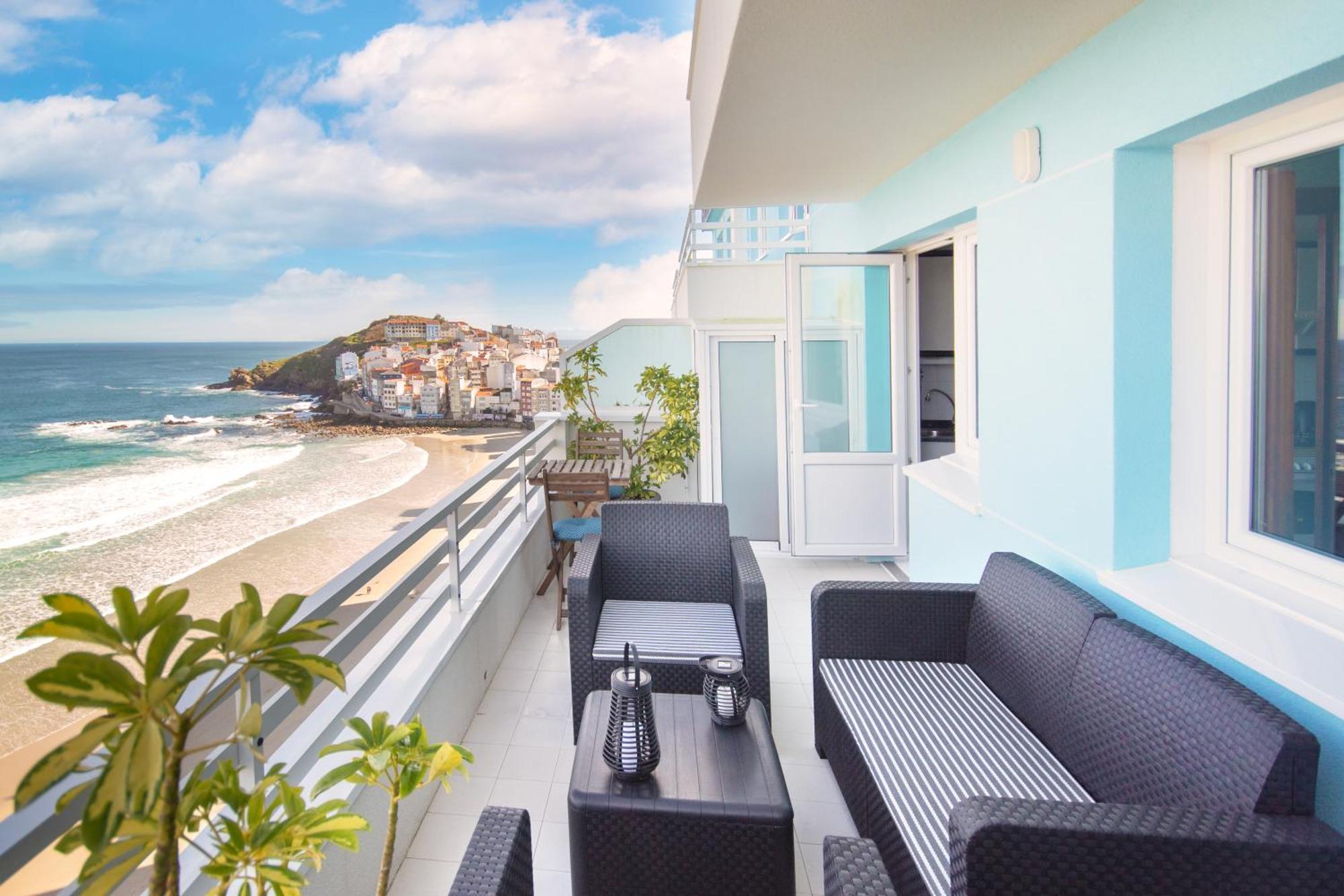 Ag Apartamento Nordes Malpica Primera Linea Playa Экстерьер фото