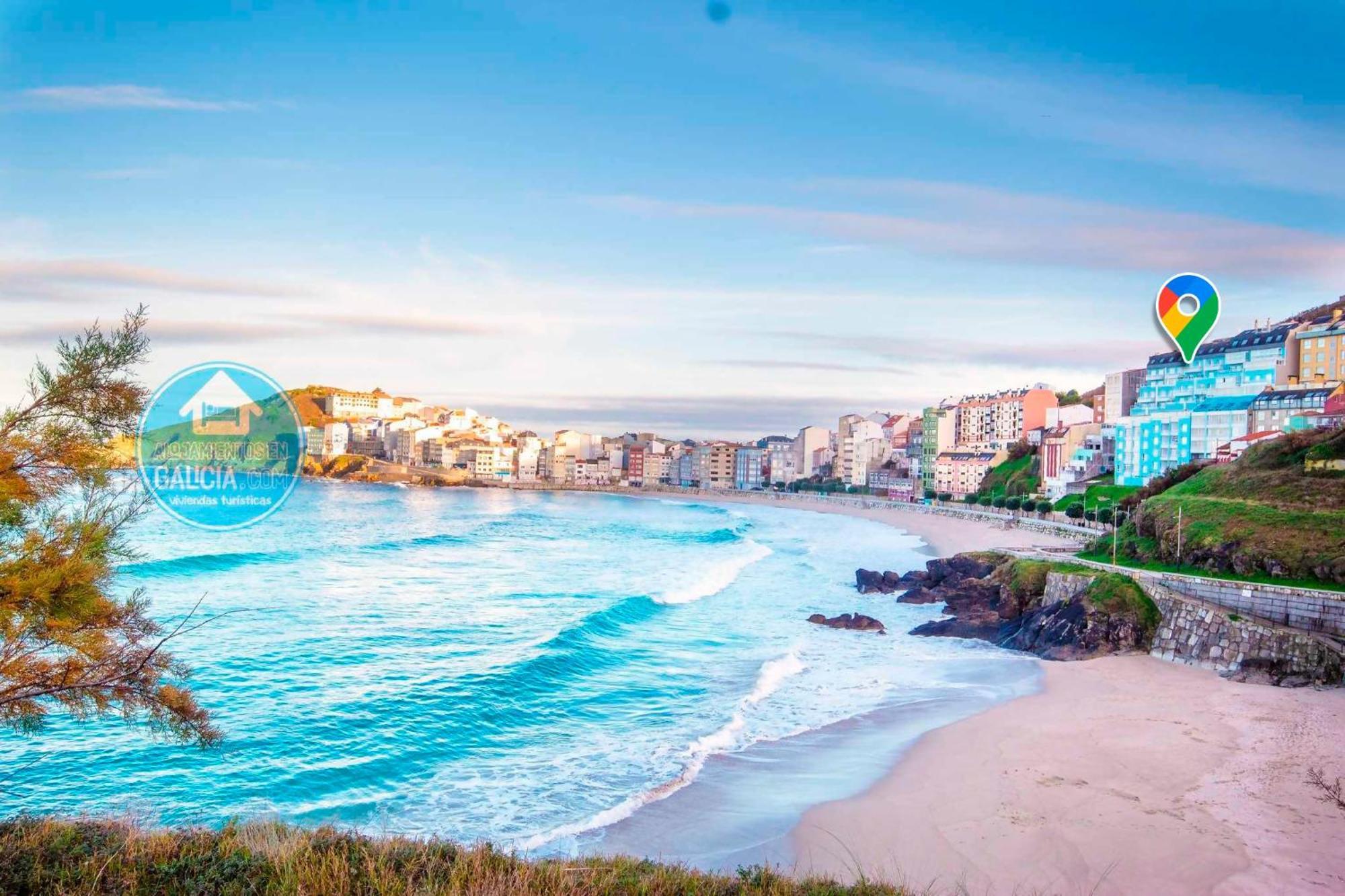 Ag Apartamento Nordes Malpica Primera Linea Playa Экстерьер фото
