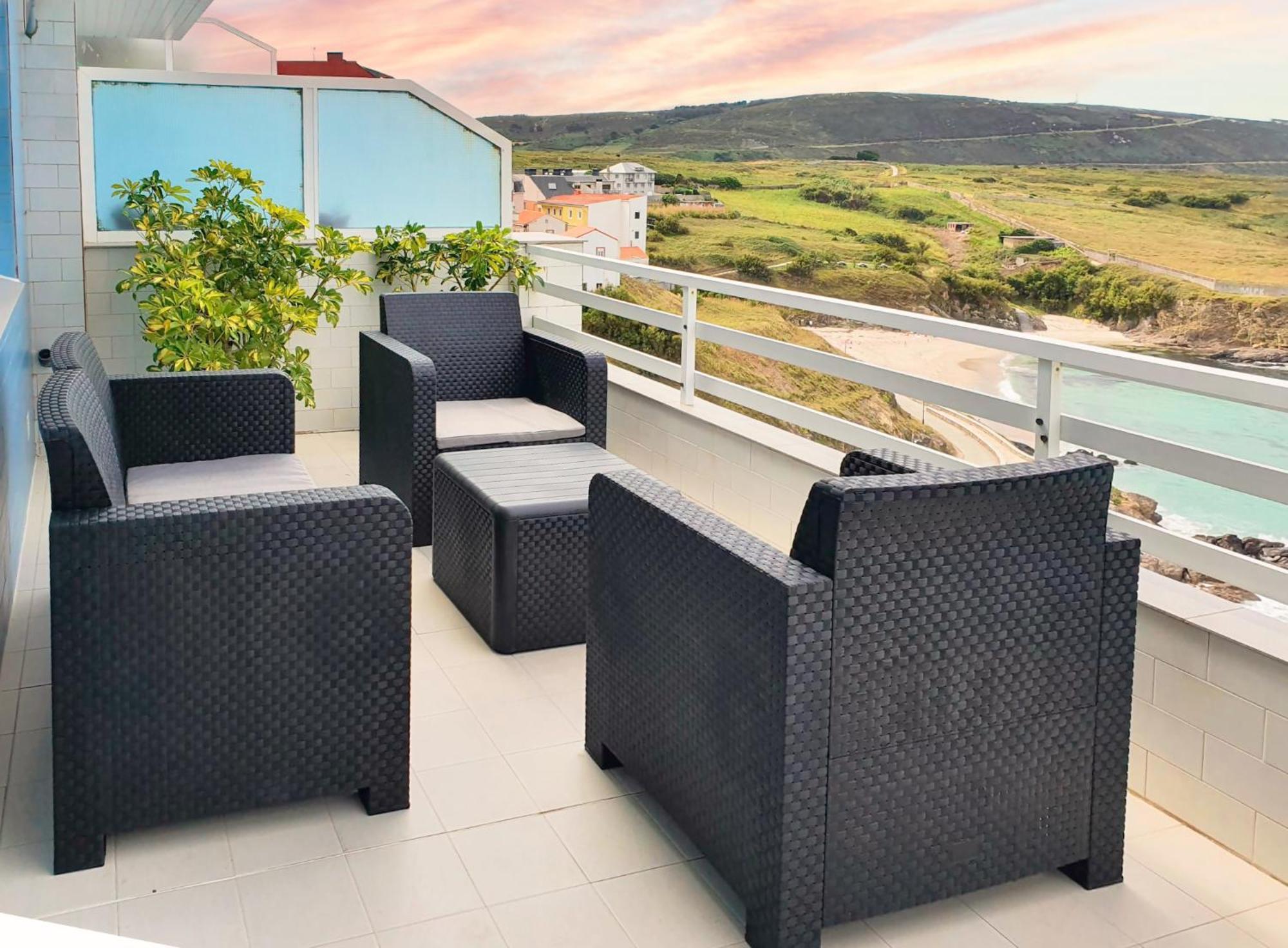 Ag Apartamento Nordes Malpica Primera Linea Playa Экстерьер фото